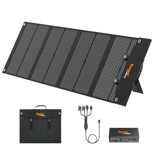 ソーラーパネル 折りたたみ式 10種類DCプラグ付 IP6 120W 防災対策